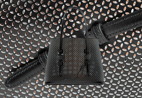 Perforated leather bags - the best models