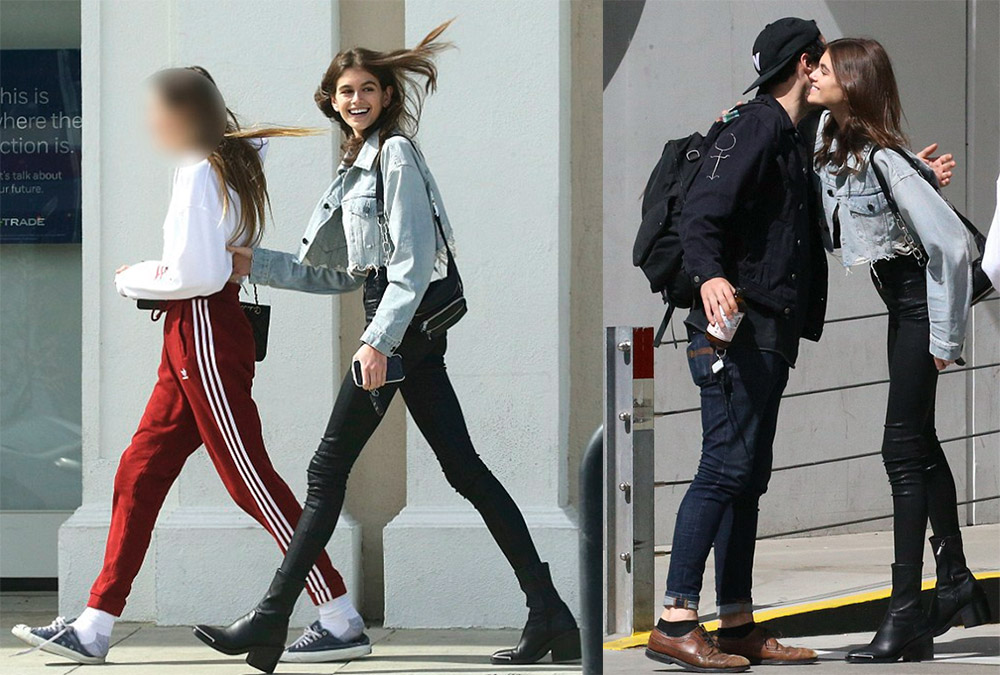 Kaia Gerber - สไตล์ในชีวิตประจำวันในรูปถ่าย