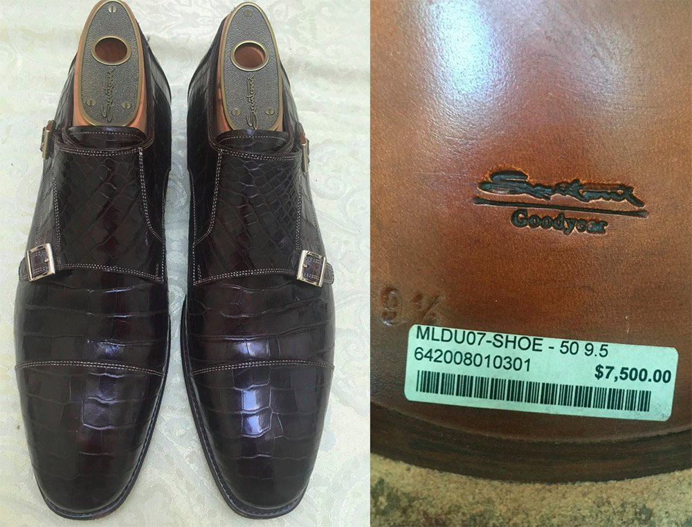 รองเท้าอิตาลี Santoni