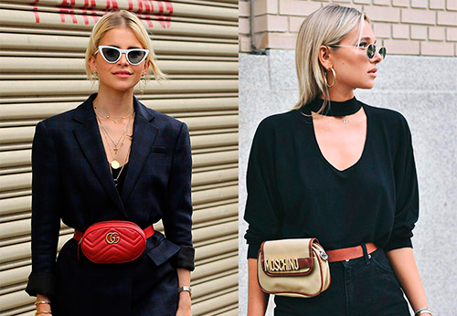 How beautiful it is to wear belt bags - photo images