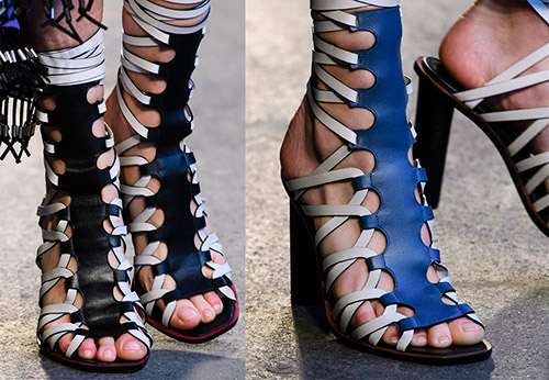 What sandals will be in fashion in summer 2024