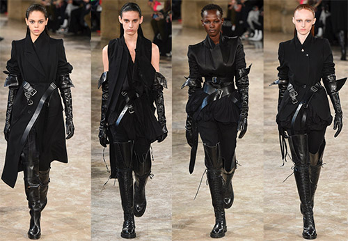 Luxurious gothic and punk 2024-2025 by Ann Demeulemeester