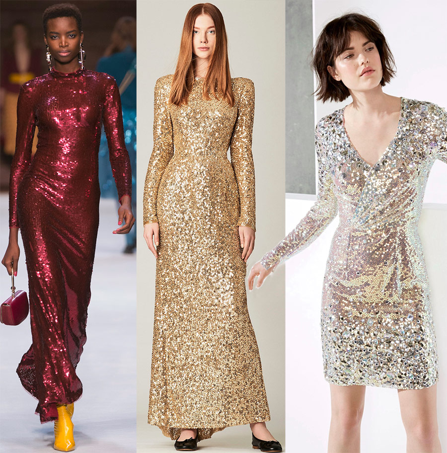 Dresses with sequins 2024-2025