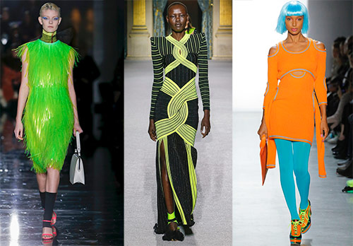 Neon dresses 2024-2025 - fashion trend