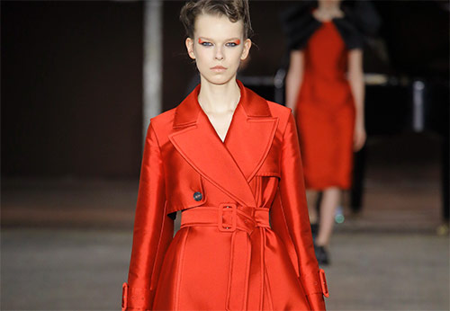 Red coat - what to wear in 2024-2025