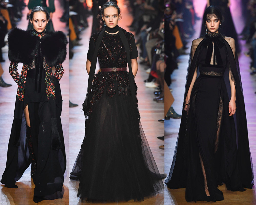 Elie Saab ชุดเดรสสีดำ