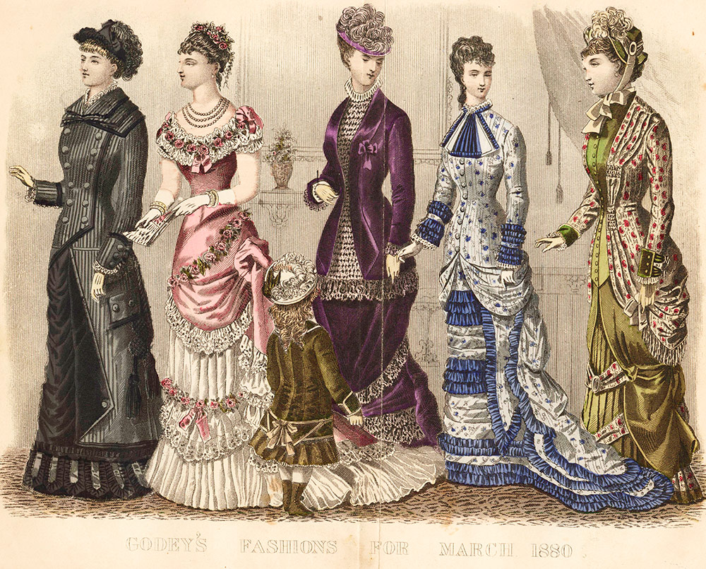 Fashion and style of the 1880s