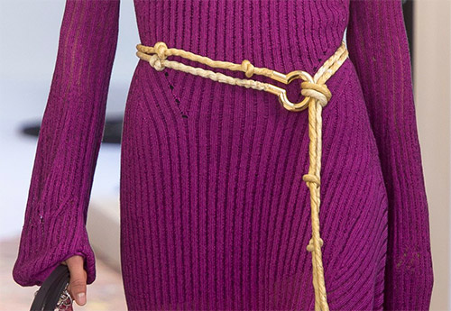 Braided belts and ropes - fashion trend