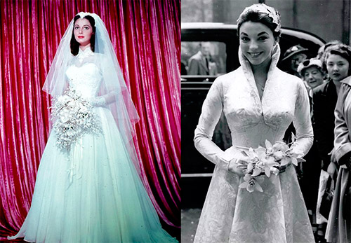 1950s Celebrity Wedding Dresses