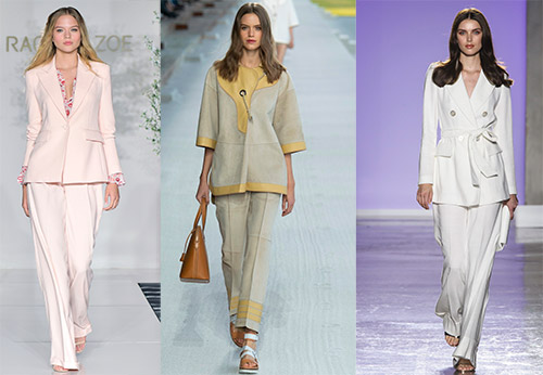 Summer trouser suits - fashionable images