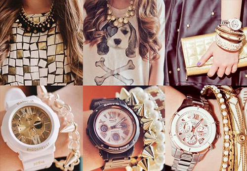 Stylish women's watches and their combination with clothes