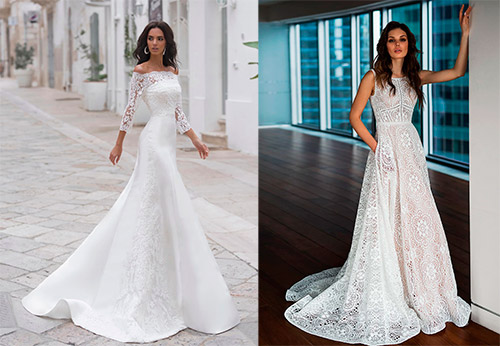 How to choose a wedding dress with lace