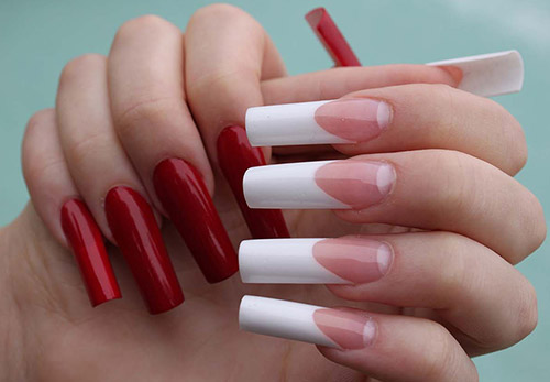 Arched manicure - the most beautiful examples