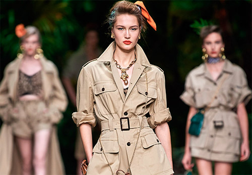 Safari style spring-summer 2024 by Dolce & Gabbana