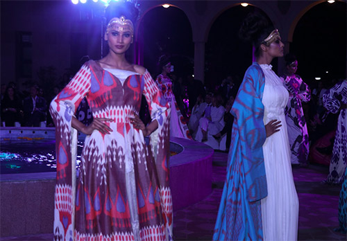 History of ikat fabric and modern fashion of the East