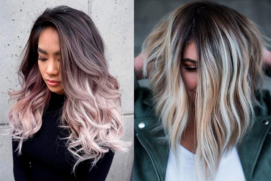 Fashionable hair coloring techniques