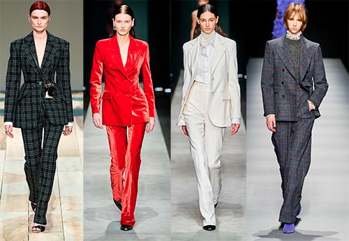 Men's suit in women's wardrobe: how to look stylish