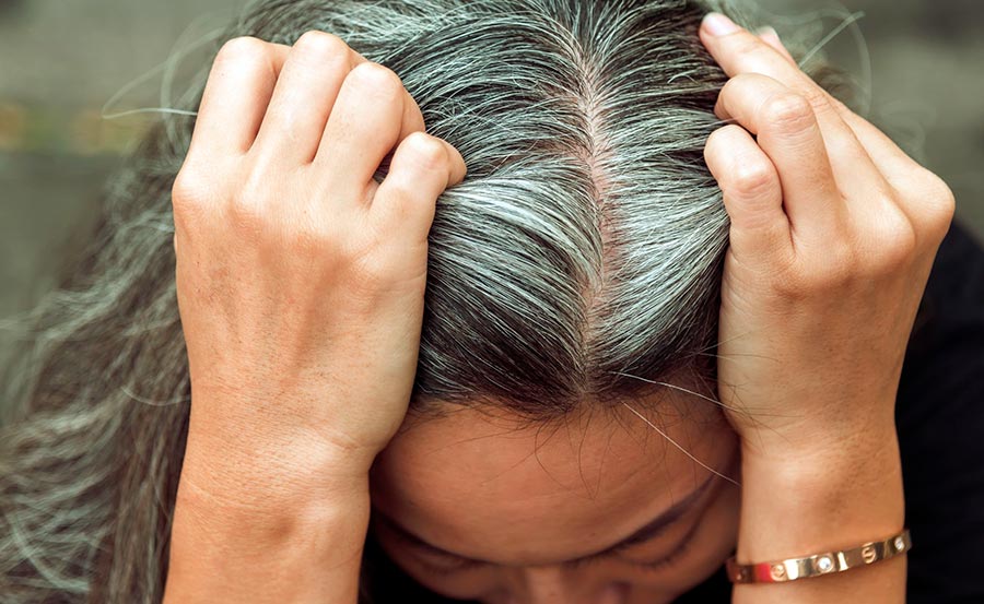 How your hair turns gray