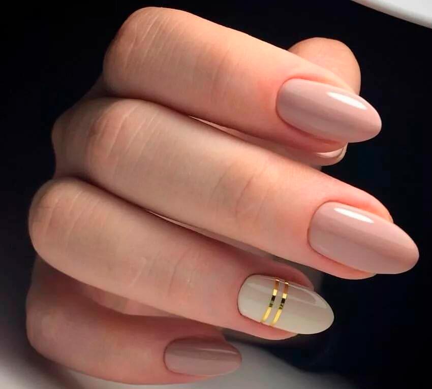 Nude manicure after 40 years