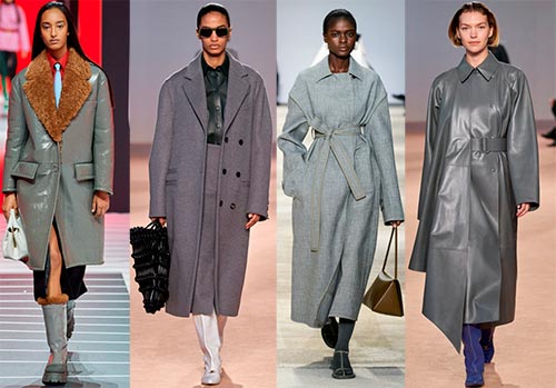 Gray coat trend of the season: 50 models from fashion brands