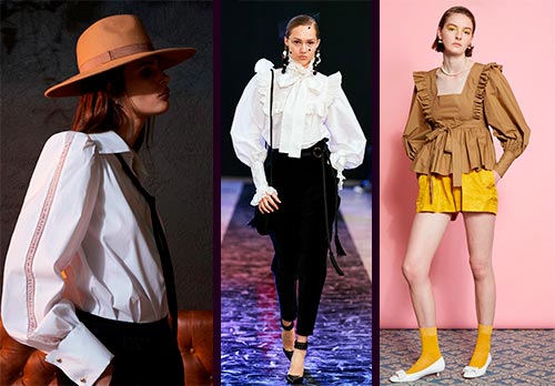 70 blouses 2024-2025: fashion trends and styles