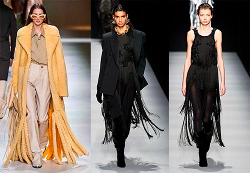 Fringed clothing and accessories: fashion trend