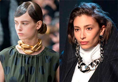 Fashion trend on the chain: how to fit the chain into the image