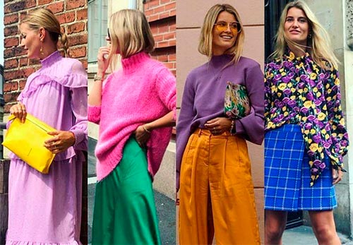 Bright colorful wardrobe: there are no rules, but there are recommendations