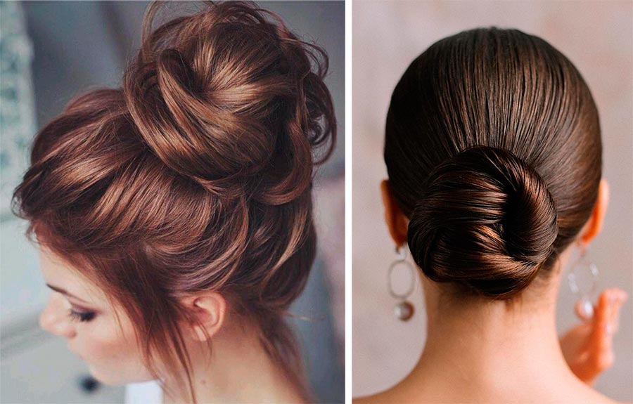 Evening hairstyles for the New Year for women after 40 years