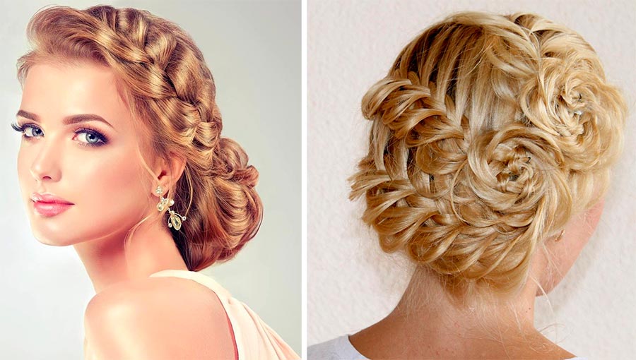 Evening hairstyles