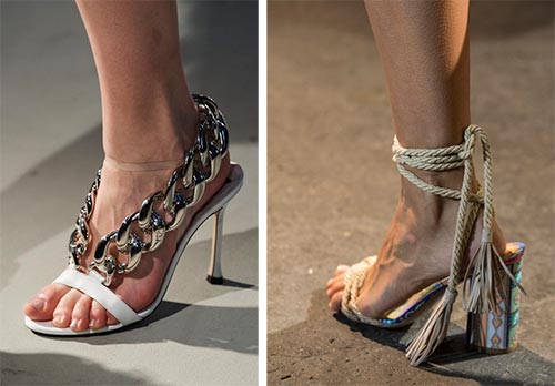 Fashionable sandals spring-summer 2024