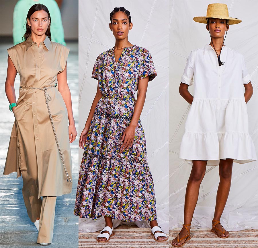 Shirt dresses spring-summer