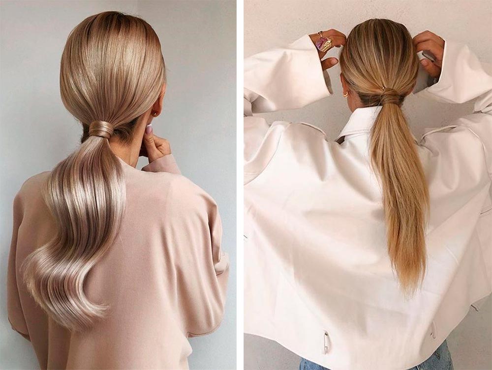 Hair ponytail