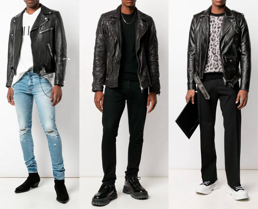 Men's leather jackets