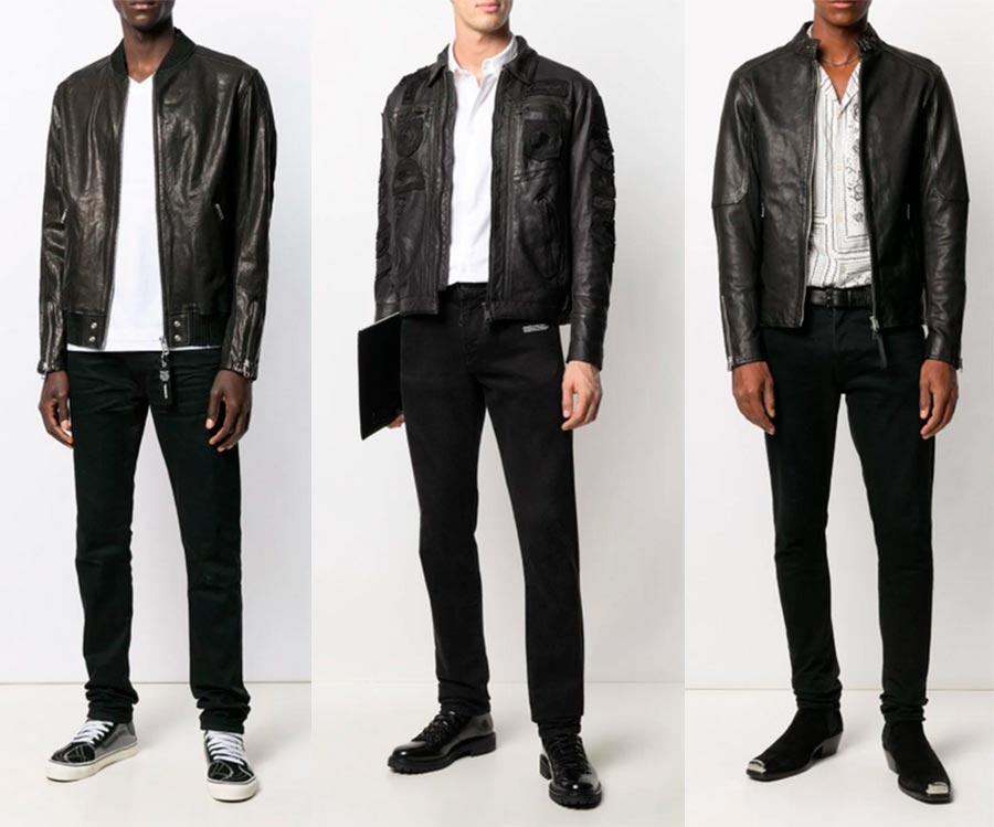 What to wear with a leather jacket