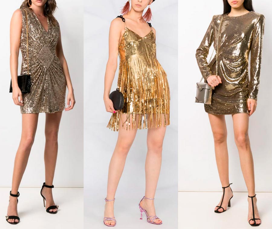 Gold Dresses