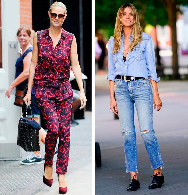 Heidi Klum everyday looks